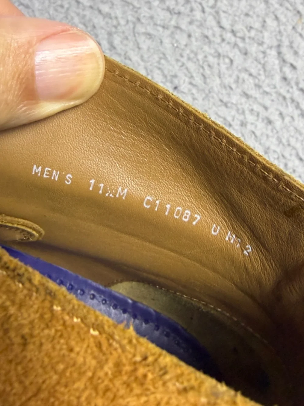 Cole Haan Air Colton Suede Chukka Shoe Men's Size 11.5 Brown Lace Up